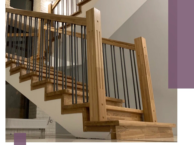 Реставрация деревянных и металлических лестниц в Котласе