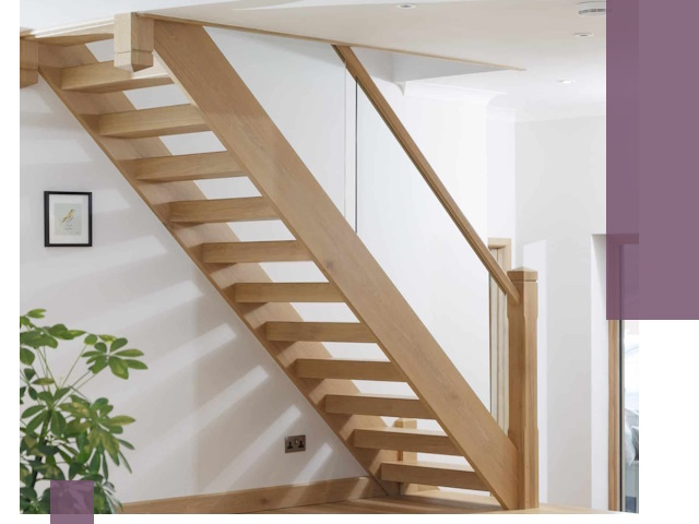 Изготовление деревянных лестниц под ключ в Котласе для дома