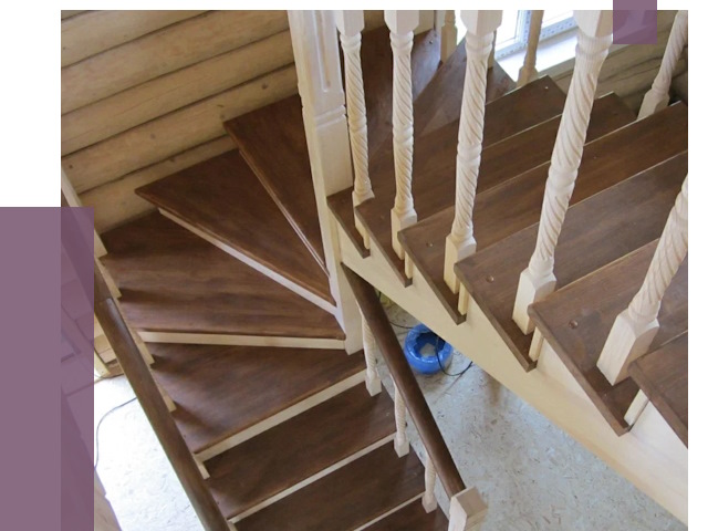 Реставрация деревянных лестниц в Котласе от 4352 руб.