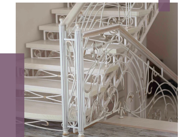 Изготовление кованых лестниц на заказ в Котласе от 88086 руб. | ПРОЛЁТ-Ктл