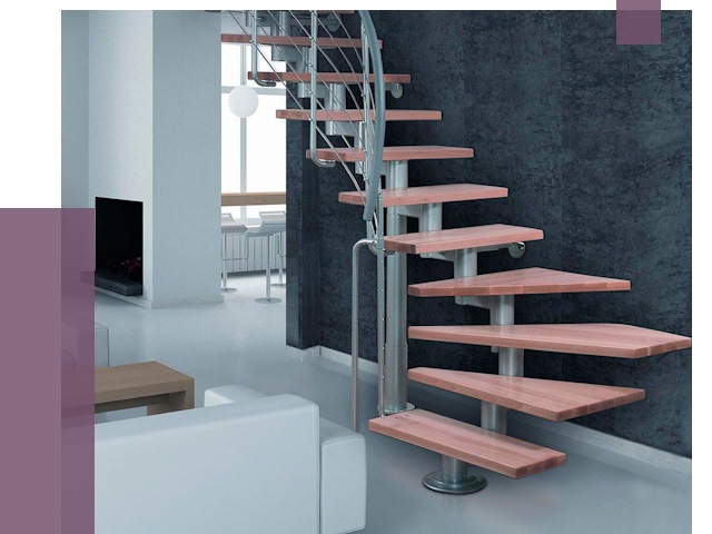 Модульные лестницы в Котласе от 17099 руб. — купить в ПРОЛЁТ-Ктл