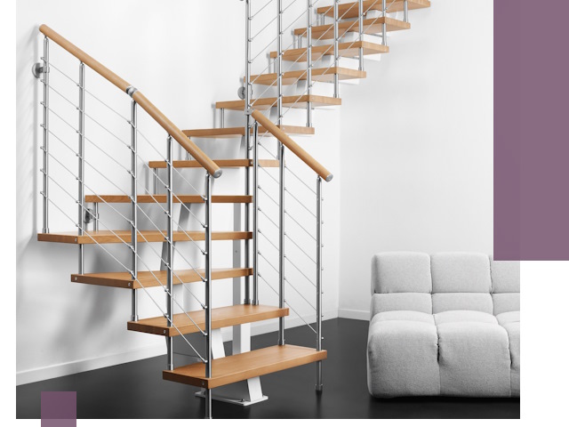 Модульные лестницы под ключ в Котласе — монтаж и изготовление