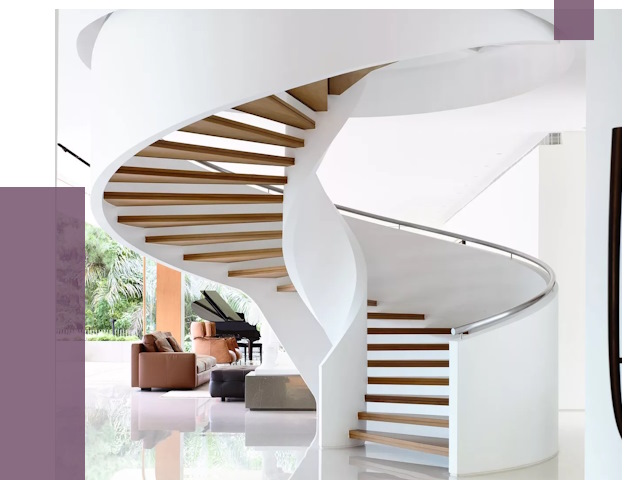 Винтовые лестницы в Котласе под ключ от 49224 руб. | ПРОЛЁТ-Ктл