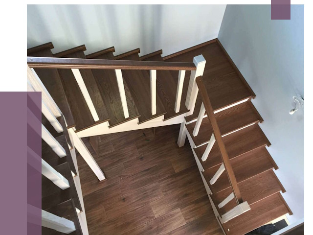 Изготовление П-образных лестниц в Котласе от 15389 руб.