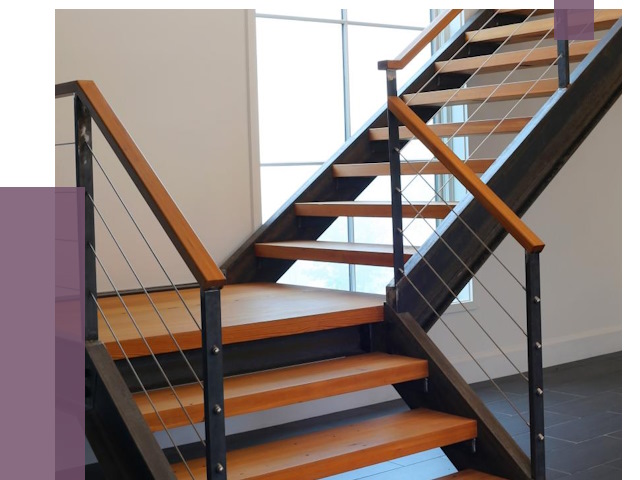 Изготовление лестниц на металлокаркасе в Котласе от 19172 руб. | ПРОЛЁТ-Ктл