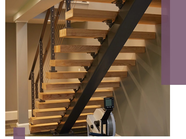 Лестницы на монокосоурах под ключ в Котласе - изготовление и монтаж