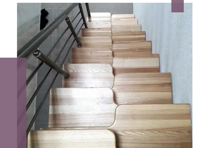 Лестницы гусиный шаг в Котласе от 13213 руб. под ключ | ПРОЛЁТ-Ктл