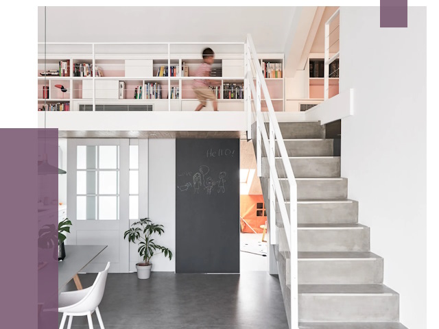 Лестницы для двухуровневой квартиры в Котласе от 178762 руб. | ПРОЛЁТ-Ктл