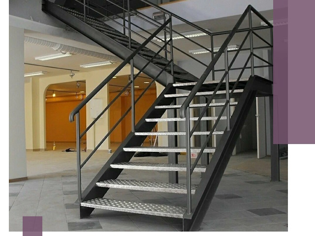 Лестницы для офиса в Котласе: изготовление, монтаж, демонтаж