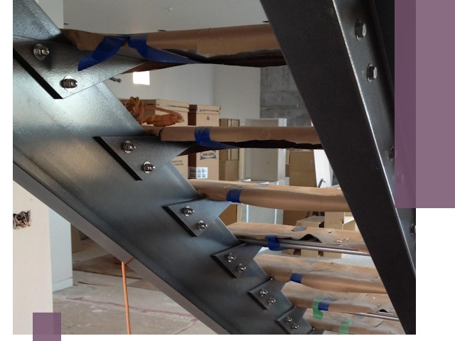 Усиление лестничных конструкций и усиление опор в Котласе