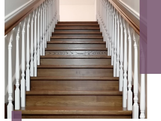 Лестницы из ясеня на заказ в Котласе — изготовление и монтаж