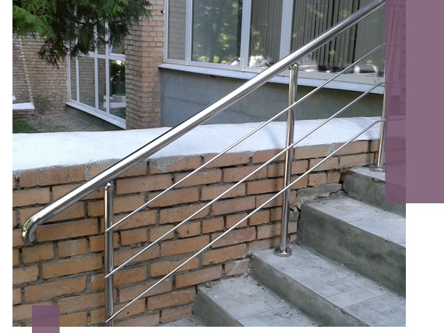 Перила из нержавеющей стали высокого качества в Котласе