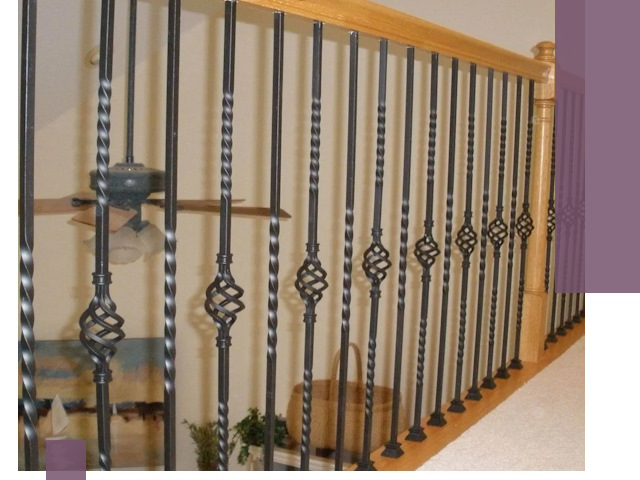 Изготовление и монтаж кованных перил в Котласе под ключ