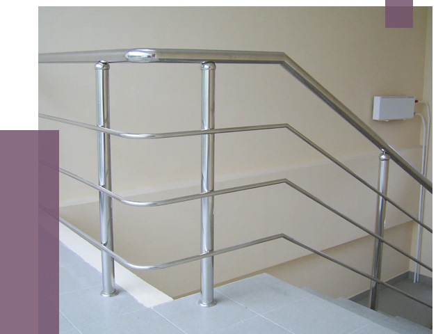 Алюминиевые перила в Котласе от 6425 руб. под ключ | ПРОЛЁТ-Ктл