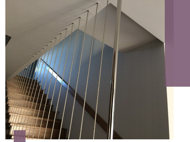 Тросовые перила под ключ в Котласе — производство и монтаж