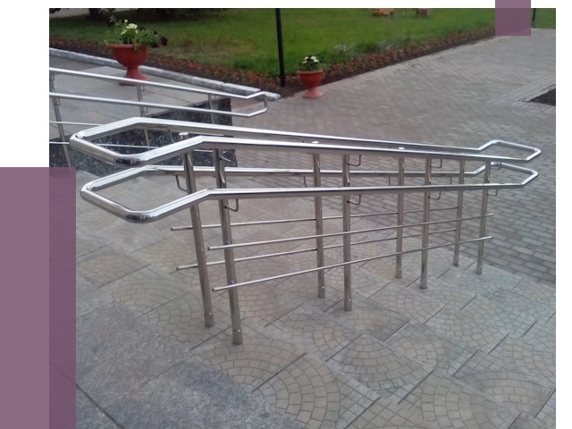 Перила для инвалидов в Котласе от 7689 руб. под ключ | ПРОЛЁТ-Ктл