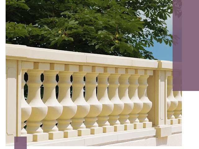 Установка балюстрады в Котласе: изготовление и монтаж под ключ