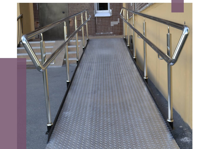 Пандусы в Котласе от 12436 руб. — установка для инвалидов | ПРОЛЁТ-Ктл