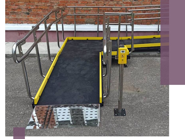 Изготовление наклонных пандусов для инвалидов в Котласе