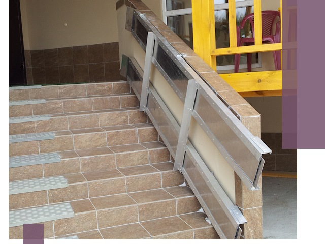 Откидные пандусы под ключ в Котласе — монтаж и демонтаж