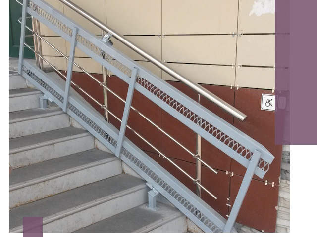 Изготовление откидных пандусов под ключ в Котласе