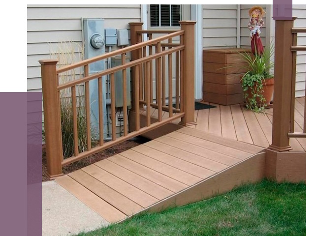 Пандус на крыльцо в Котласе под ключ от 7876 руб.