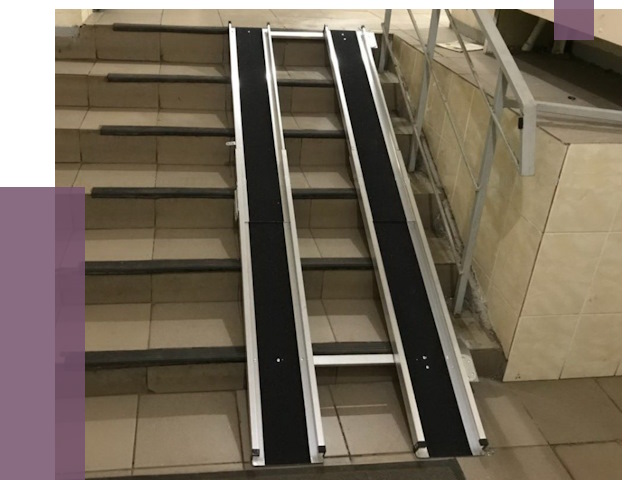 Установка пандуса в подъезд в Котласе от 8083 руб. под ключ | ПРОЛЁТ-Ктл