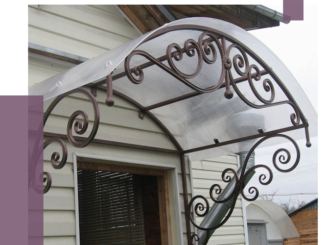 Изготовление козырьков в Котласе от 7461 руб. — заказать | ПРОЛЁТ-Ктл