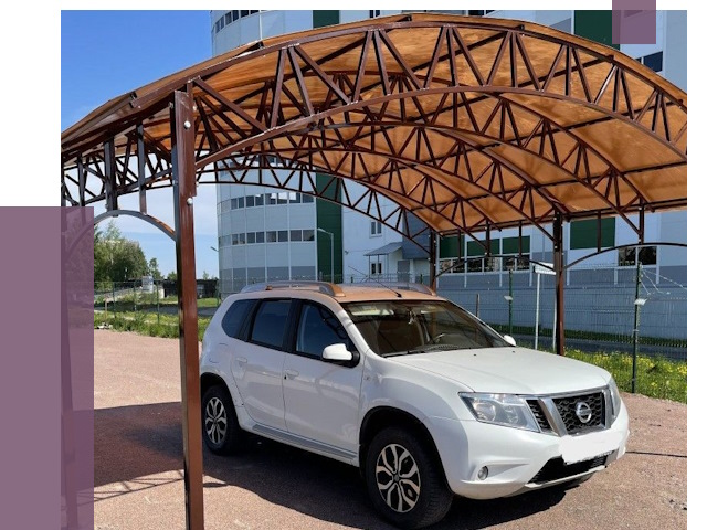 Недорогие навесы в Котласе от 43525 руб.  | ПРОЛЁТ-Ктл