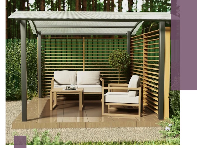 Навесы для дачи в Котласе: изготовление, монтаж и демонтаж