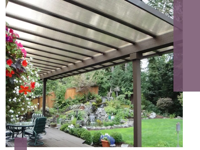 Навесы из поликарбоната под ключ в Котласе быстро и надёжно