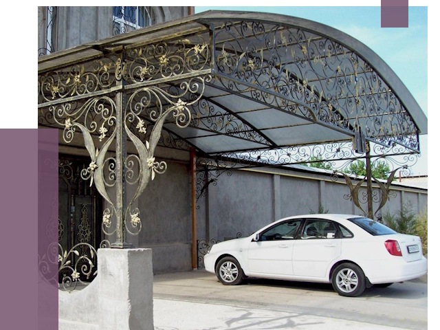 Кованые навесы в Котласе от 14767 руб. | ПРОЛЁТ-Ктл