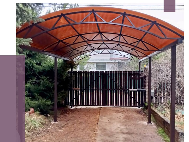 Арочные навесы в Котласе от 12902 руб. — изготовление и монтаж | ПРОЛЁТ-Ктл