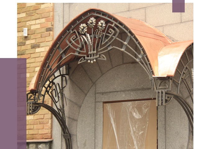 Арочные козырьки в Котласе от 14767 руб. 