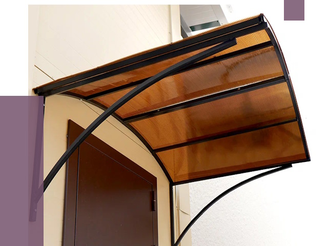 Недорогие козырьки в Котласе от 7689 руб.  | ПРОЛЁТ-Ктл