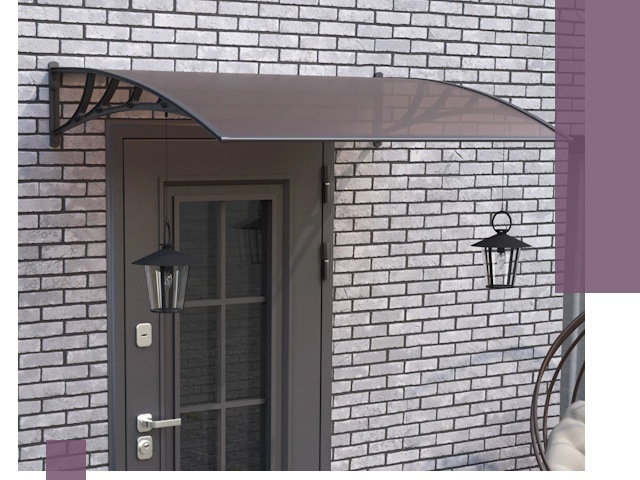 Недорогие козырьки и навесы под ключ в Котласе