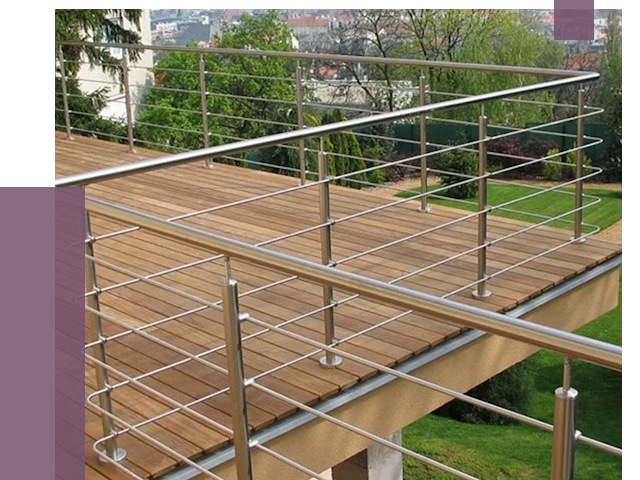 Алюминиевые парапеты в Котласе под ключ от 7876 руб. 