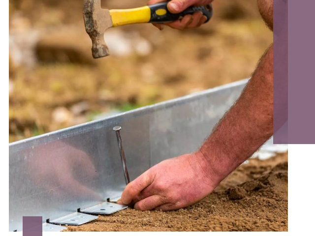 Монтаж металлических бордюров в Котласе быстро и качественно