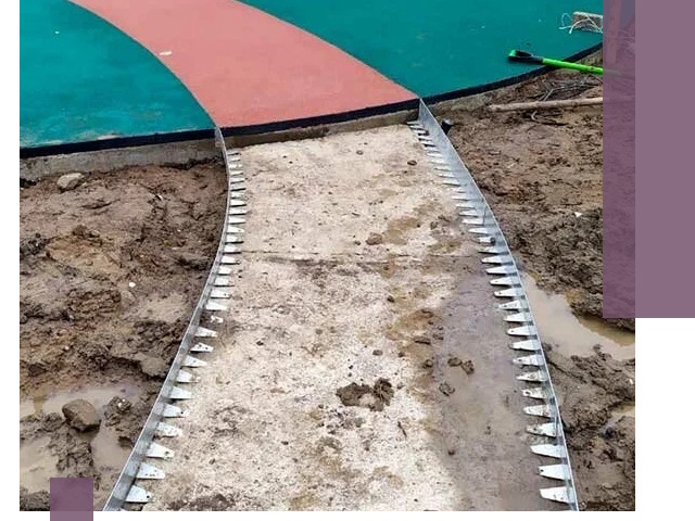 Металлические бордюры для дорожек в Котласе — монтаж и изготовление