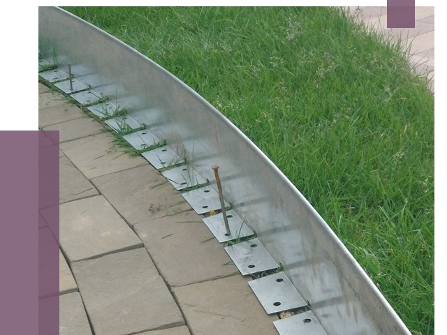 Металлические бордюры для тротуаров в Котласе от 8809 руб.