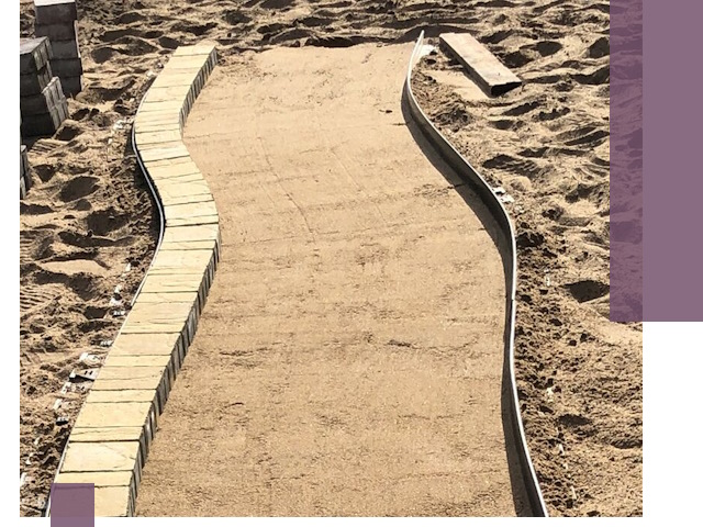 Металлические бордюры для тротуаров в Котласе — прочные и долговечные