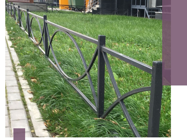 Газонные ограждения из металла в Котласе — монтаж и продажа