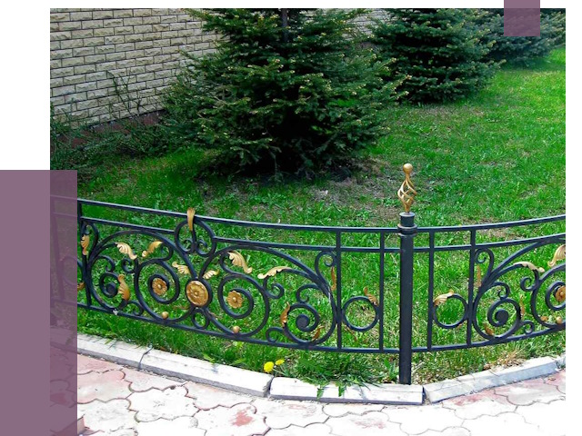 Кованые газонные ограждения в Котласе от 7720 руб. — ПРОЛЁТ-Ктл