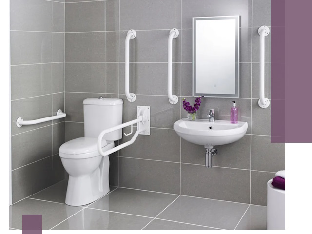 Поручни для санузлов в Котласе: установка, ремонт и монтаж